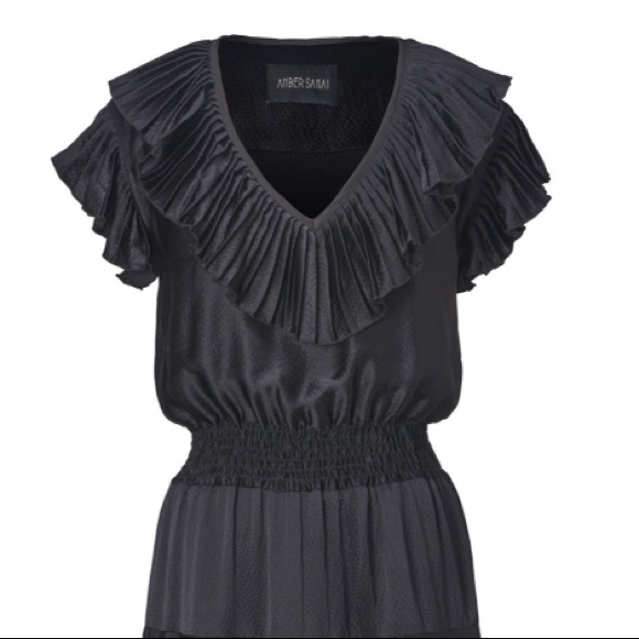 Amber Sakai MIDI Pleated Dress Size 4 - Picture 2 of 7